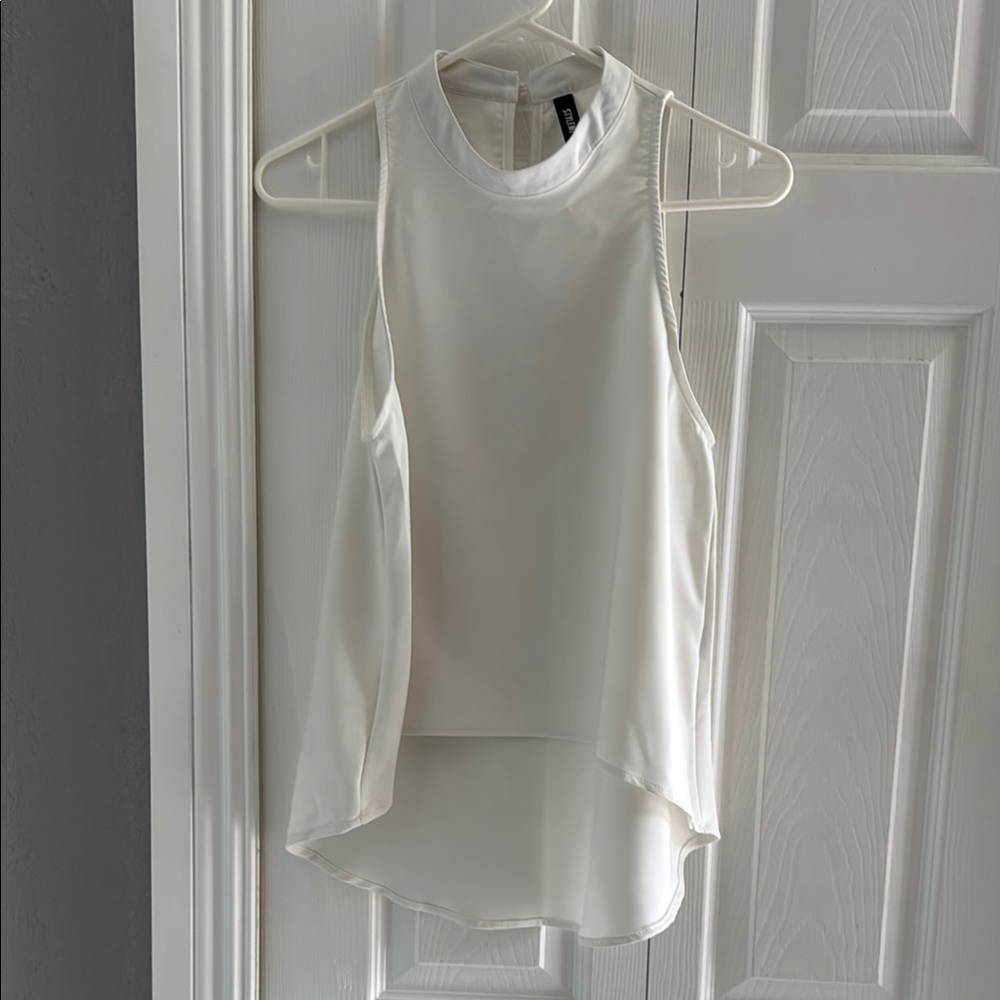 STYLEWE Asymmetrical White Tank Top